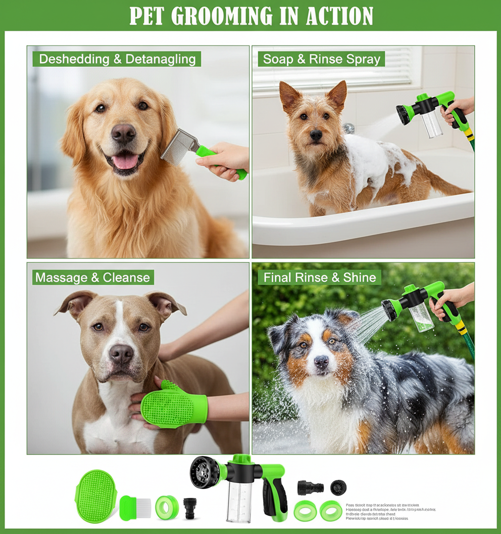 All-in-One Dog Bath Kit