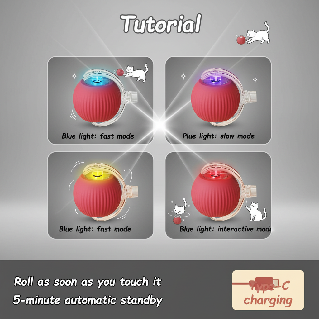 Smart Cat Playtime Balls
