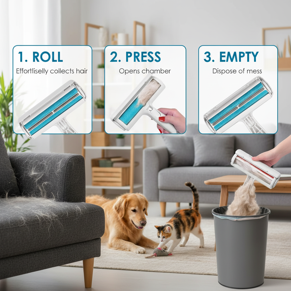 Pet Hair Magic Roller